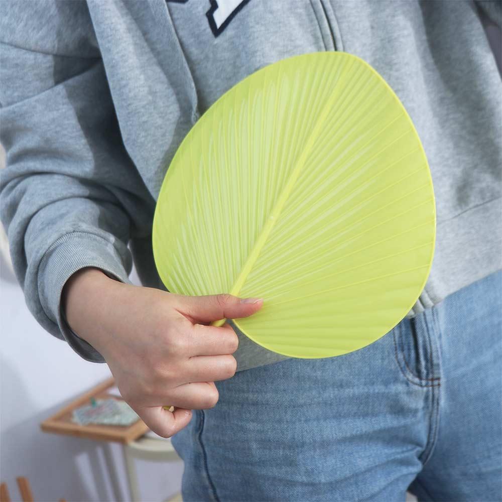 Large Size Artificial Palm-Leaf Fan Vintage Artificial Straw Fan Cattail Leaf Fan  Farmhouse