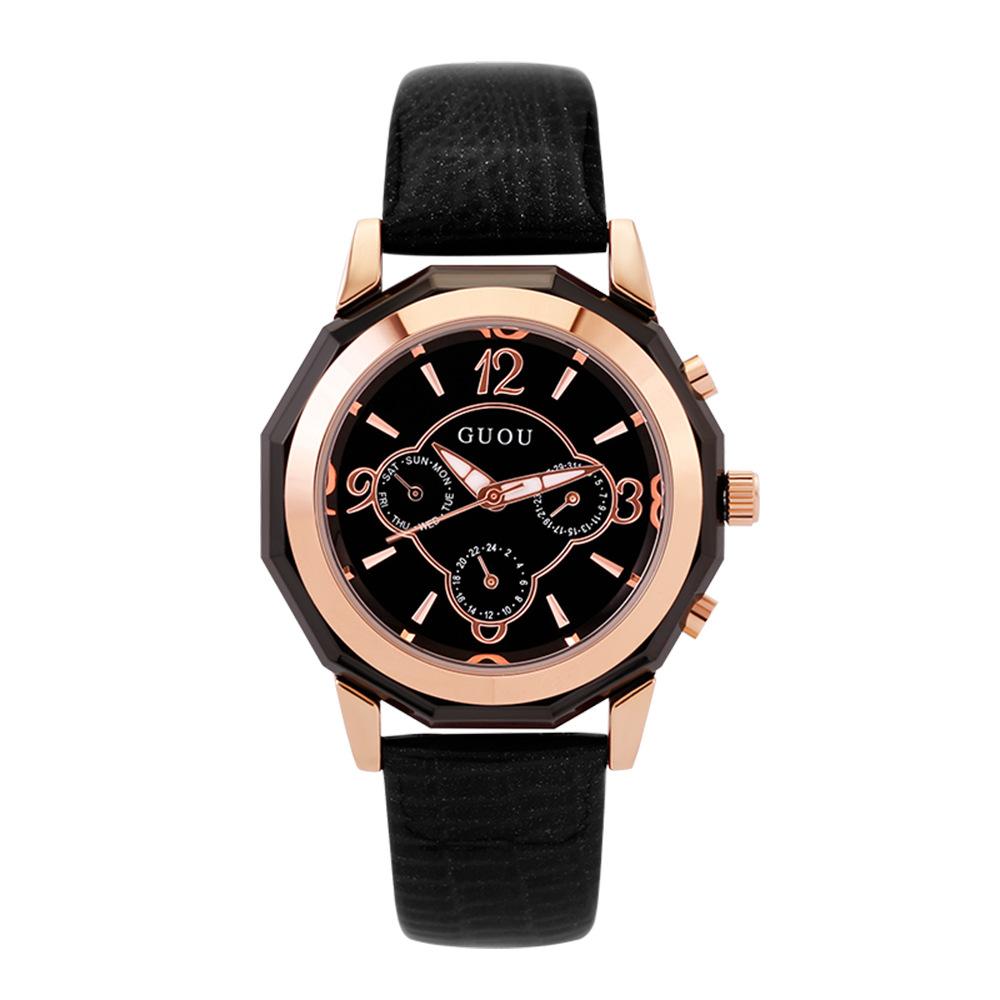 

Модные женские часы, новый стиль, кварцевые часы, водонепроницаемые, красивые, с большим циферблатом, темпераментные часы на поясе