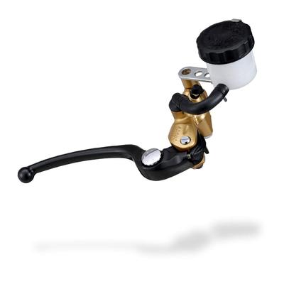 Daytona NISSIN Motorcykel Radial Bremsehovedcylinder Lodret tomme Guld Håndtag 79885 19 (Horisontal 5/8 ækvivalent) Krop/Sort