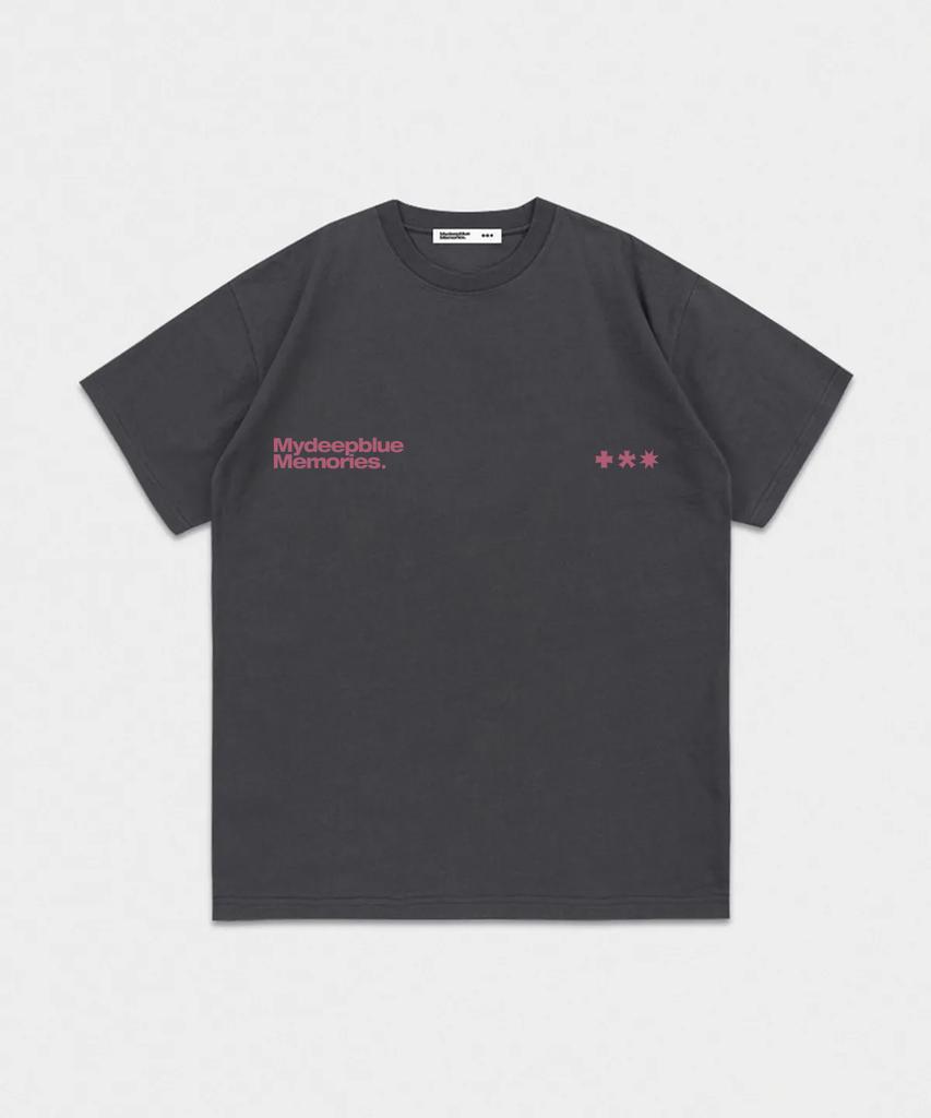 Maidibbeullumemolijeu Mm Symbol Logo T-Shirts (Charcoal / Pink)
