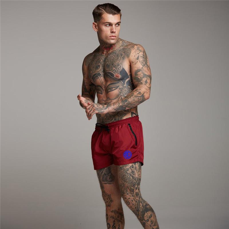 Muscleguys Summer Fitness Gyms Shorts Muscle guys Breathable Comfortable Shorts Men Workout Running Short Pants Sportwear Shorts