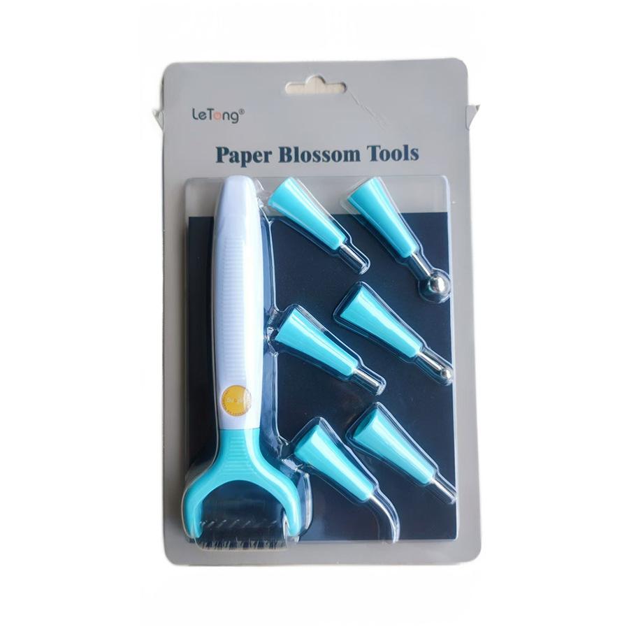 

Paper Flower Tool 8-in-1 Set, Multipurpose Foam Pad Cleaning Tool for DIY Scrapbook Paper Flower Design