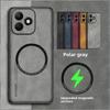 For Magsafe Cases For Honor 600 Lite Sheepskin Leather Case For Huawei Honor 600Lite Magnetic Wireless Charging Shockproof Cover