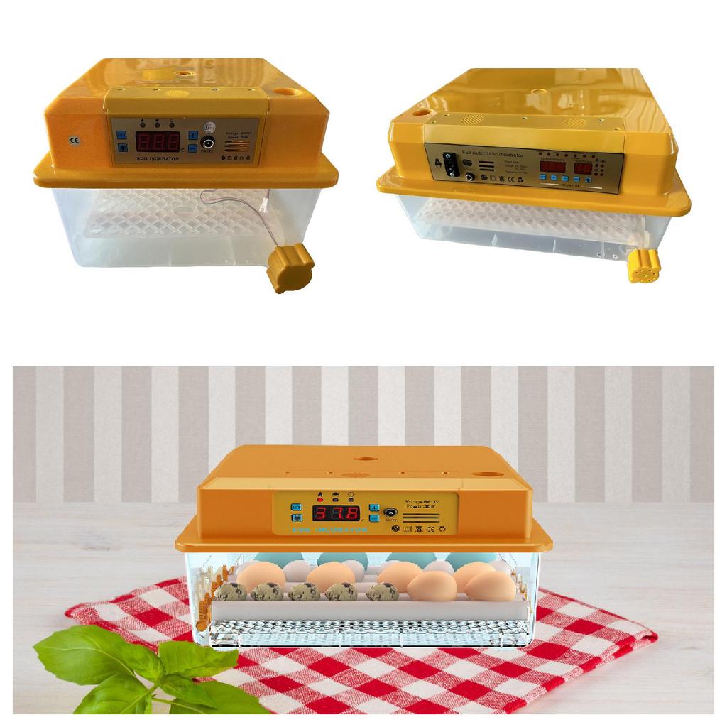 Poultry Hatcher Adjustable Egg Tray Portable Automatic Humidification Multiple Modes Digital Egg Incubator Egg Turner for Quail