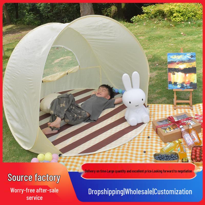 Portable Quick-Open Family Picnic Tent for Children - Easy Setup & Lightweight