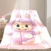 LABUBU Blanket Lightweight Print Throw Blanket For Couch, Bed, Car, A Heartfelt Gift for Your Family and Friends