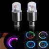 Colorful LED Wheel Valve Lights Motorcycle Car Wheel Tire Valve Caps Universal Dustproof Bicycle Valve Cover Amagi