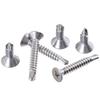 Bingyu BX-7 410 Stainless Steel Cross Recessed Countersunk Self-Drilling Screws
