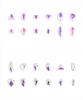 kads 12 Grid/Box Nail Art Rhinestone AB Flatback  Multi-size Colorful 3D Crystal Jewelry Manicure Decoration