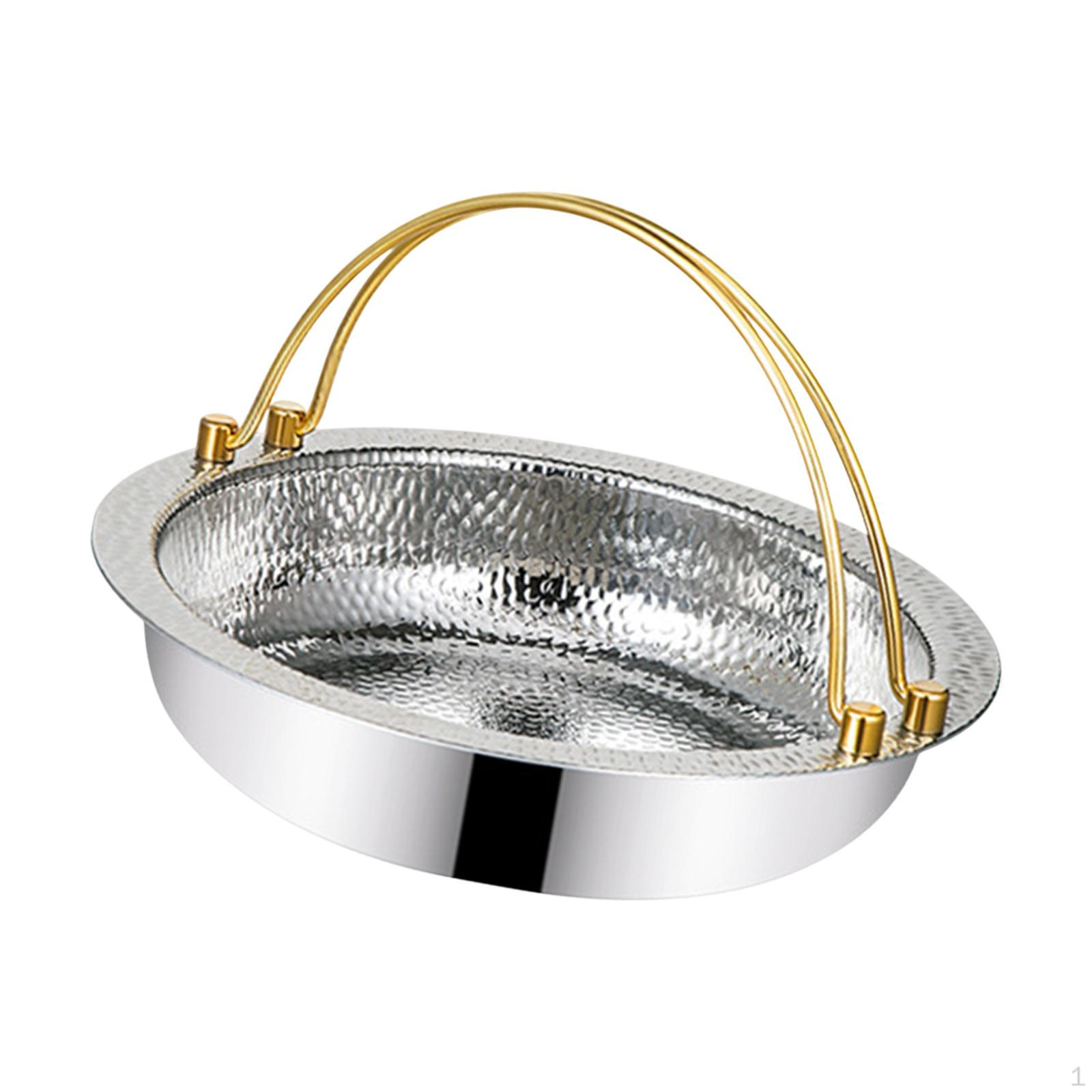 

Мини-кастрюля из нержавеющей стали 304 с круглым дном, большой вместимости, для супа серебряный