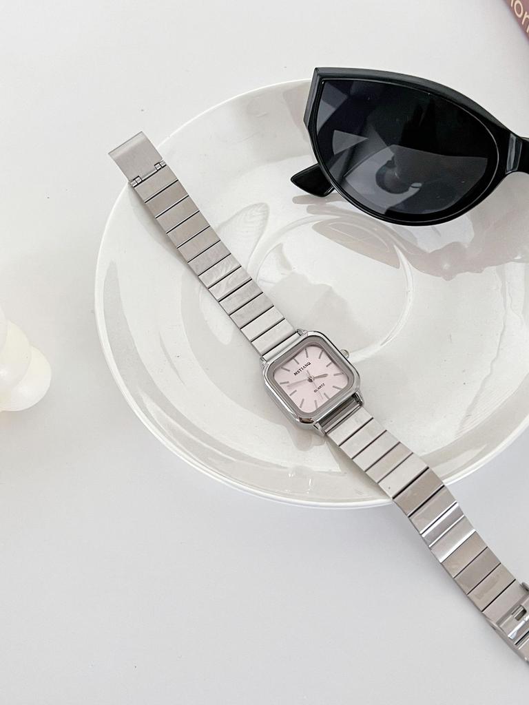 Square Watch Women'S Light Luxury Niche High-End Sense Simple Temperament Student Style Small Women'S Watch