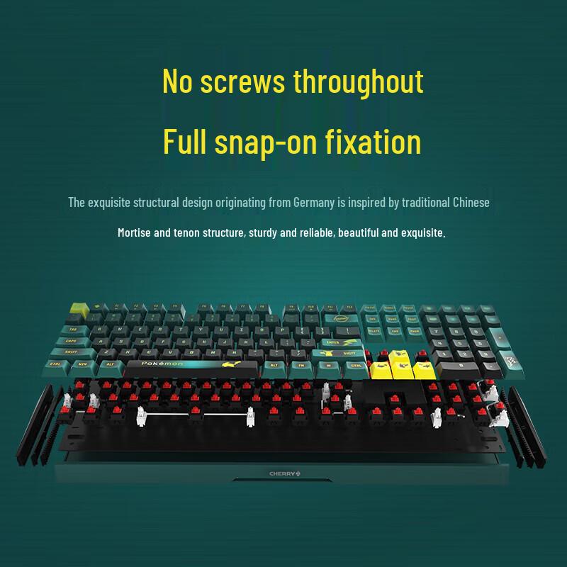 CHERRY MX3.0S Pokémon Pikachu Edition Mechanical Keyboard