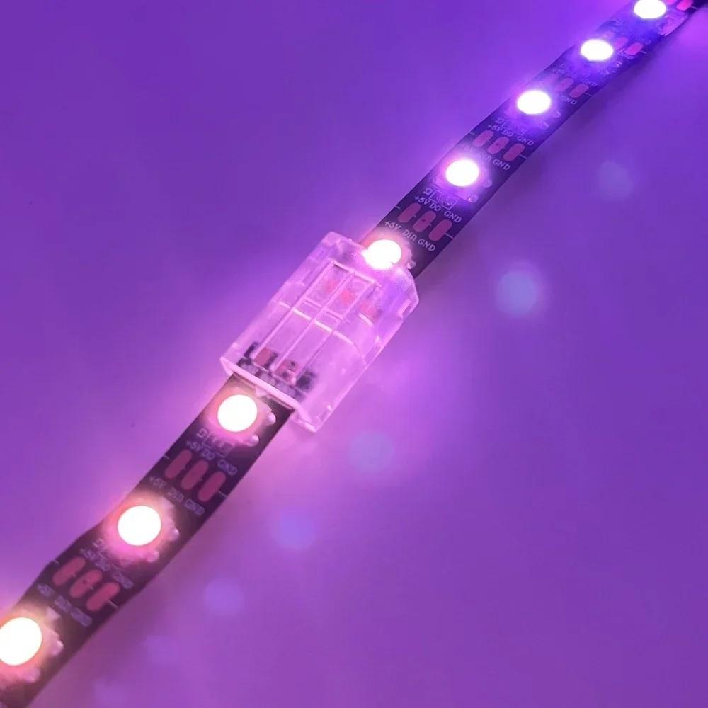2Pin 3Pin 4Pin 5Pin Crystal Buckle for Light Strip Head 10MM LED To Strips  for SMD Strip Light