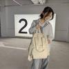 Solid Color Travel Shoulder Bag Korean Style Fitness Bag Cute Sport Nylon Backpack  Travel