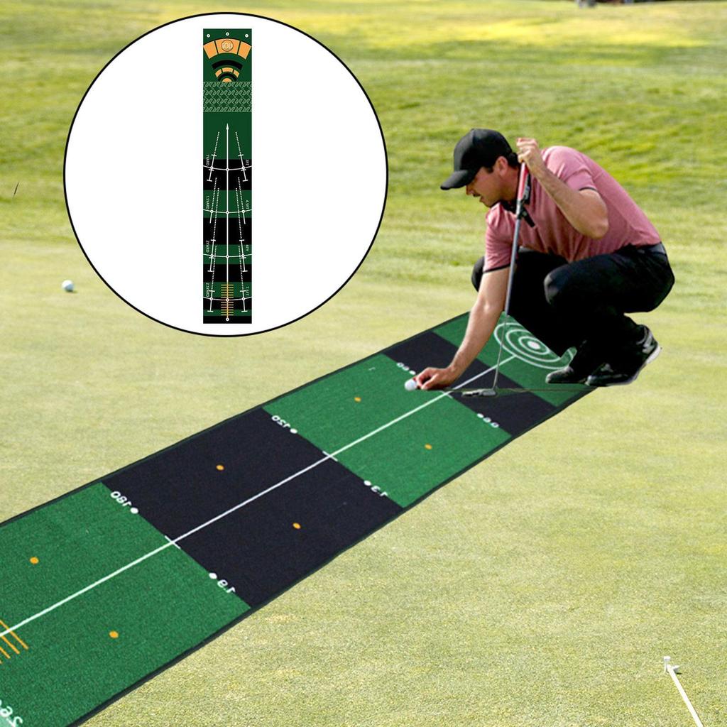 Tappetino per Putting da Golf per lo Sviluppo delle Abilità Allenatore Portatile per Uso Interno ed Esterno