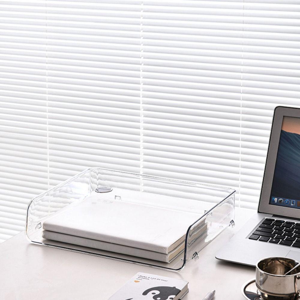 Papers Rack Stackable File Rack Desktop Organizer File Organizer A4 File Storage Tray  Archives