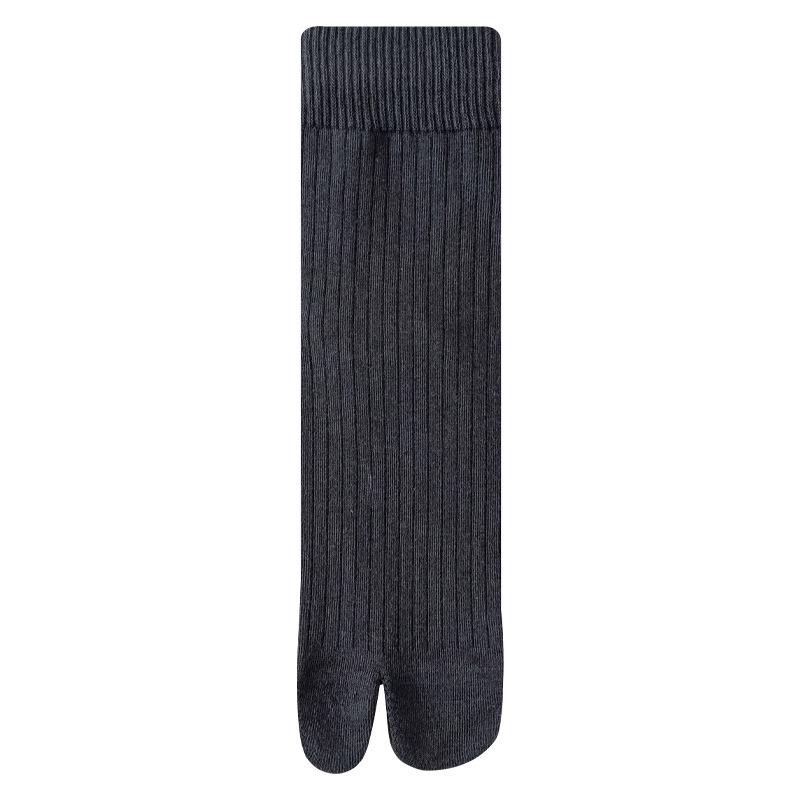 Split-toe Socks - Men's Mid-calf Socks - Cotton Socks - Anti-bacterial and Odor-resistant - High-calf Two-toe Socks - Long Socks