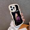 Avril Lavigne Wavy Edge TPU Mobile Phone Case for iPhone 17 16 15 14 13 12 11 Air Pro Max Plus Colorful Cover