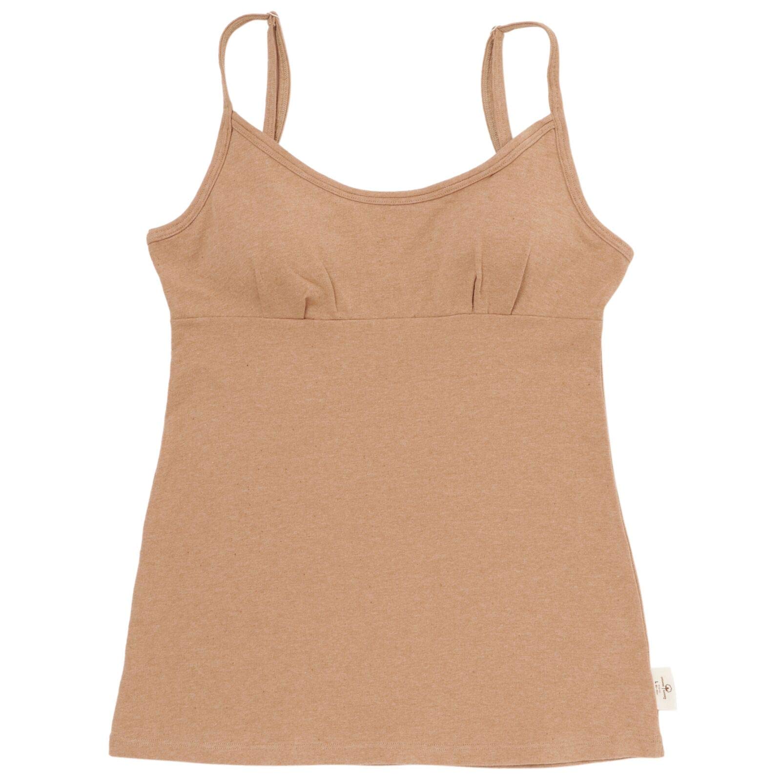 

Organic Garden Bra Size Brown Bare-knit Cami, L,