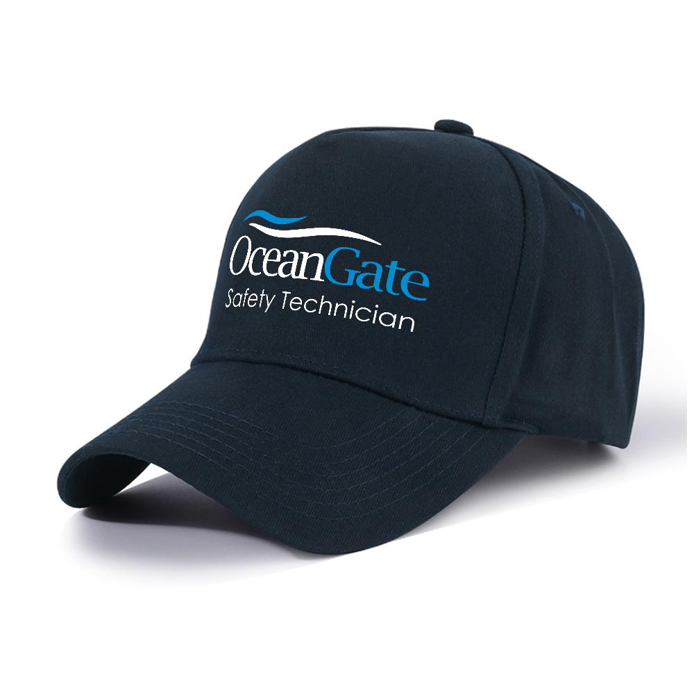 Unisex Athletic Baseball Cap OceanGate Safety Technician Hats Adjustable Size Outdoor Graphic Print Gorras