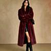 Women'S Fashionable Fur Coat Extended Wool Coat Women'S Winter Temperament Warm