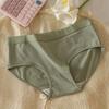 5Pcs Mid Waist Seamless Briefs Weather Pattern Underwear for Women Sweet Solid Color Panties  Lady