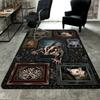 Squirrel Art Rug Pattern Rug Floor Mat for Living Room or Bedroom Soft and Comfortable Carpet a Gift for Birthday and Holiday.