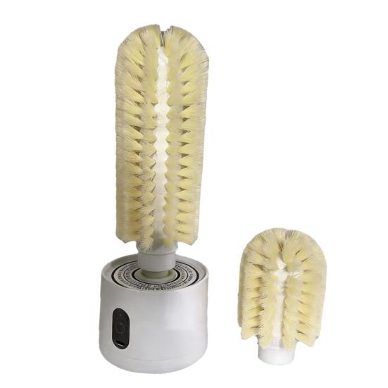 Electric Cleaning Brush with Double-Sided Soft PVC Brushes Multi-Purpose Glass