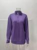 2025 Men's Casual Long Sleeve V-neck Fleece Zipper Polo Shirt