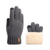Winter Smartphone Knit Outdoor Gloves Instantly Warms Temperature by Thick Knit for [Pawinpaw] Men's Gloves, Compatible, Gloves, [Fleece Lined, 5°C,