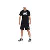 Nike Club Round Neck Printed Short Sleeve T-Shirt Men Tops Black FZ5420-010