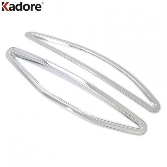 Rear Fog Light Lamp Cover Trim For Volkswagen VW Golf 7 MK7 2014-2016 2017 2018 Chrome Car Accessories Tail Foglight Bezel Trims