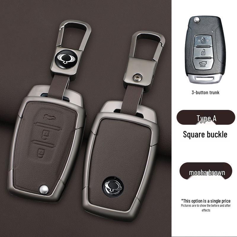 Metal Shell Key Cover & Buckle for SsangYong Korando/Rexton Remote