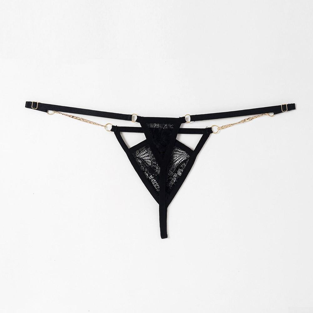 Panties Men Brief See-through Sheer Sissy T-Back Thongs