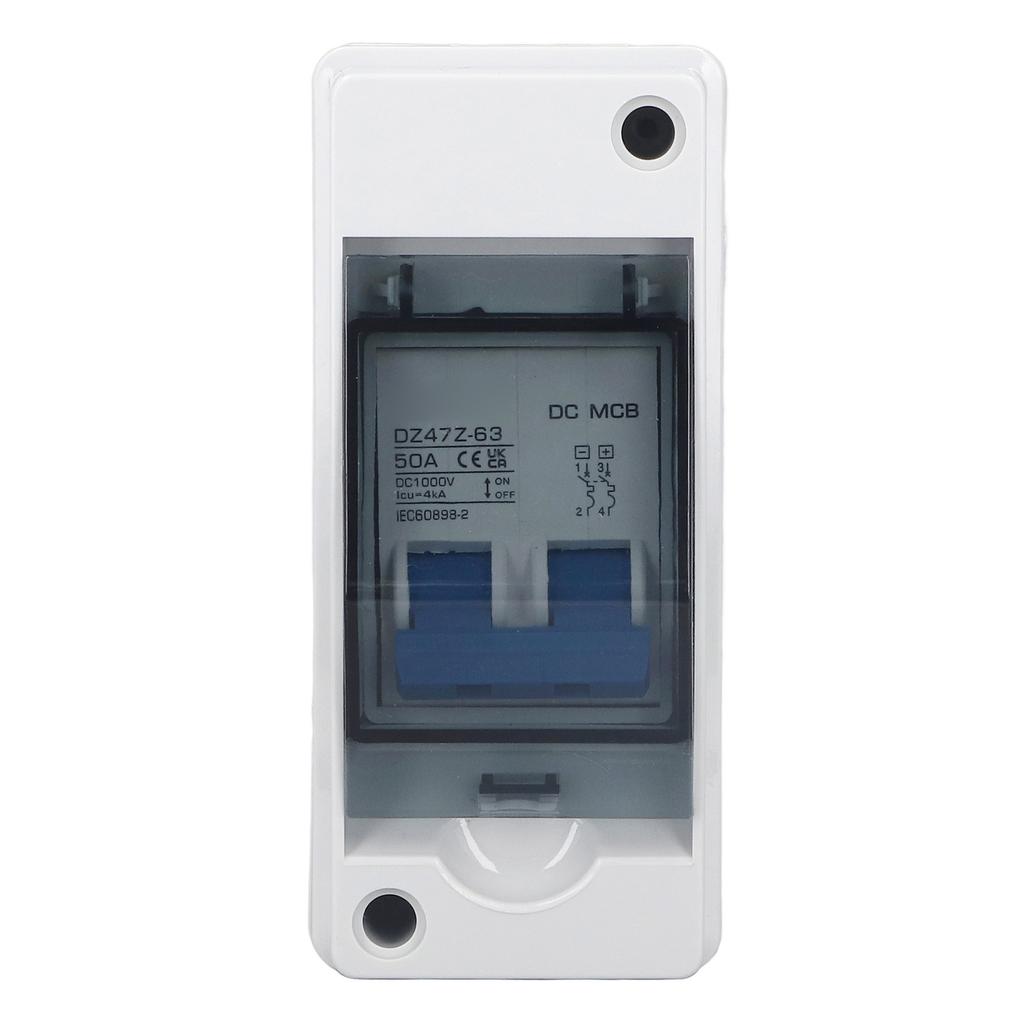 DC Mini Circuit Breaker with Distribution Box IP65 4000A Icu Waterproof DC Disconnect Switch DC1000V