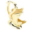Upright Gold Napkin Holder Zinc Alloy Tissue Dispenser Stand  For Restaurant