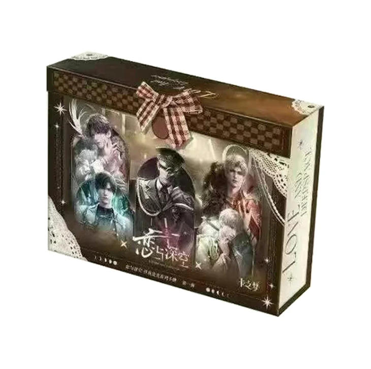 Love and Deep Space Card Handsome Full Thick Card Game Anime Surroundings Trade Collection Card Kids Toy Birthday Gift