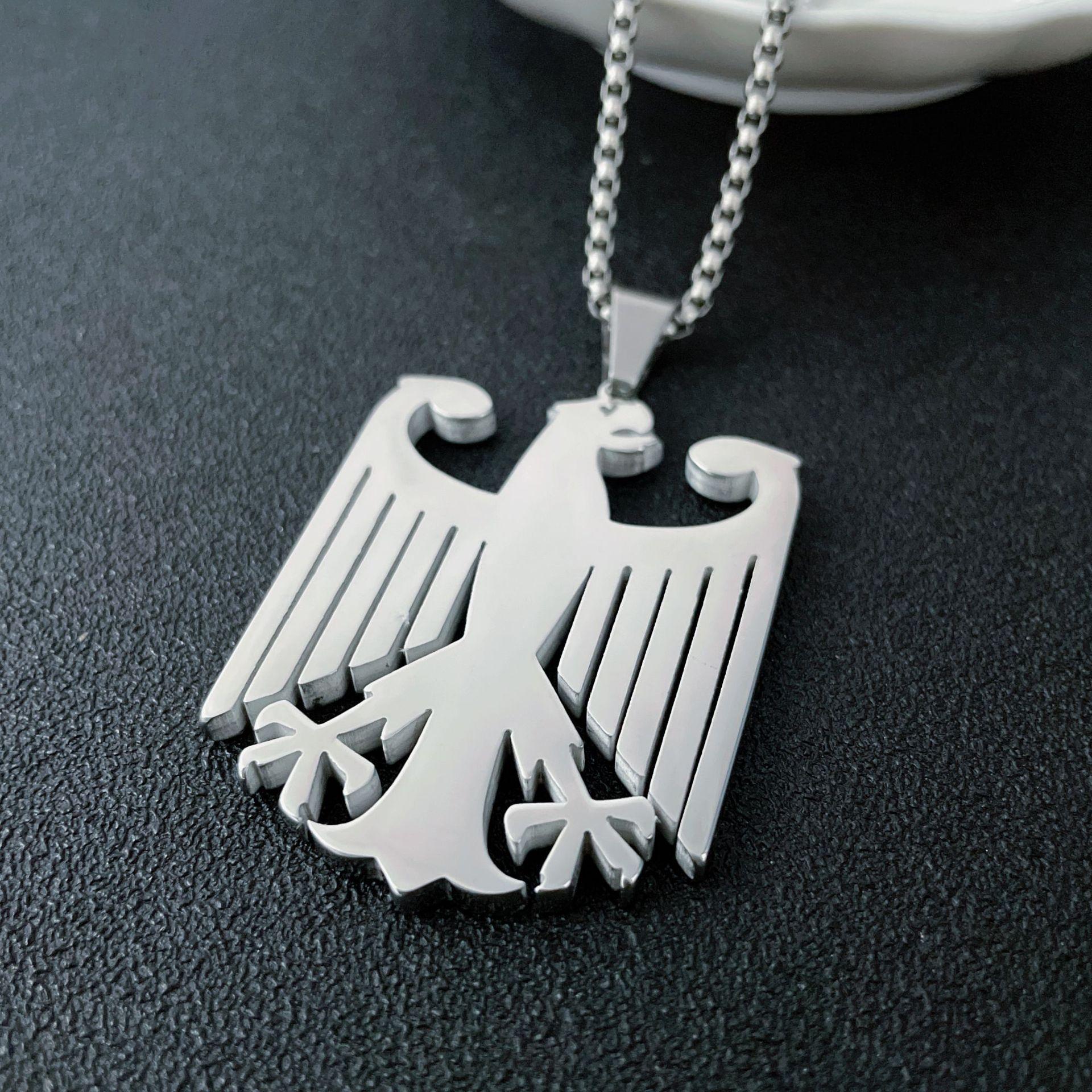 

Подвеска-орел из нержавеющей стали, ретро-ожерелье с орлом