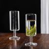 Japanese Style High-Stem Green Tea Glass Cups (Set of 2)