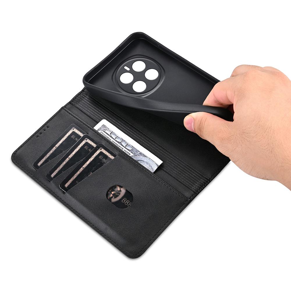 For Honor Magic7 5G Case Cowhide Texture PU Leather Wallet Phone Cover