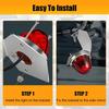 2 Pezzi Staffe per Luci Veicolo Heavy Duty Supporto ad Angolo Regolabile Adatto per Luci di Posizione LED per Camion Installazione Sicura
