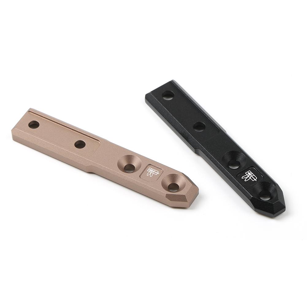 Tactical MLOK Metal Flashlight Mount Base Inline Bracket Fit SF M300 M600 PLHV2 Airsoft Rifle Scout Light Accessories