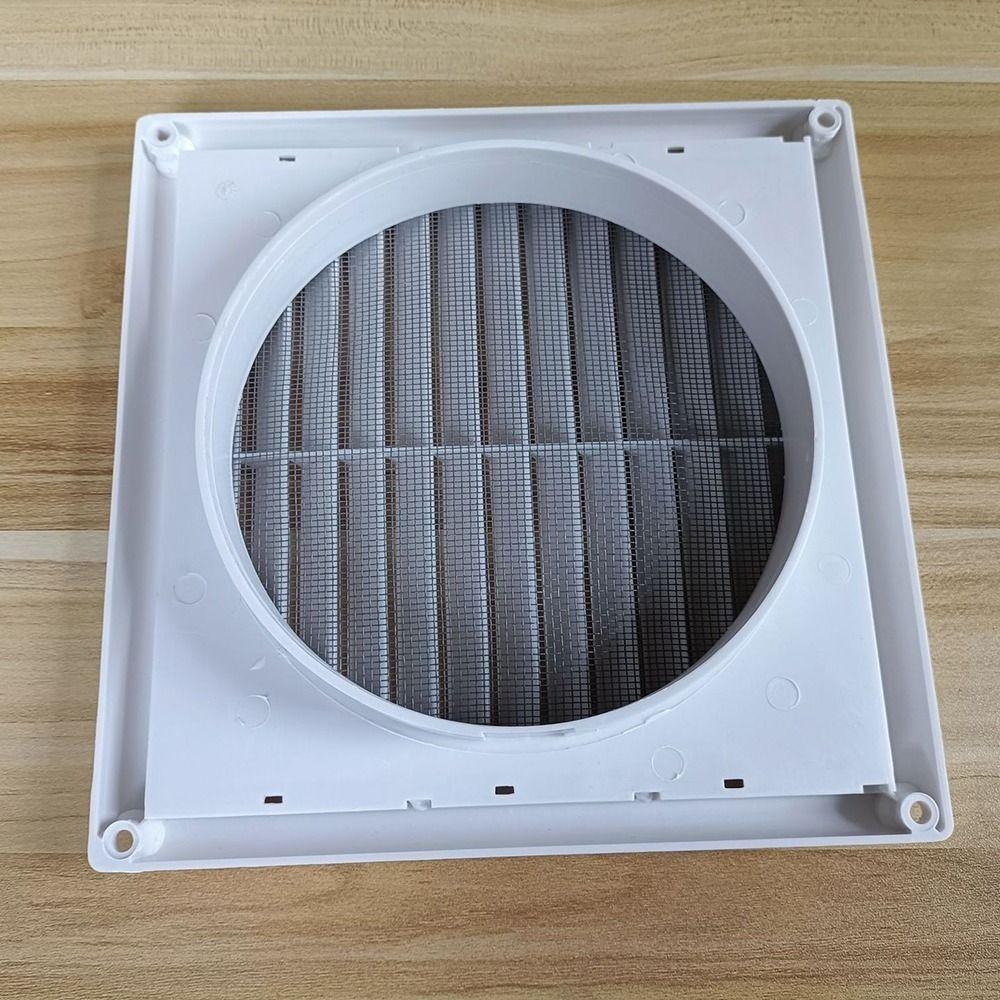With Flaps Air Vent Grille Ventilation Cover 150*150mm/200*200mm With Insect Screen Heating Cooling Vents Plate PP