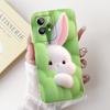 For Realme GT2 Pro Realme GT7 Pro Phone Case Realme Neo2 GT 2 Fundas Liquid Silicone Soft Back Cover Rabbit Panda Flower Capa