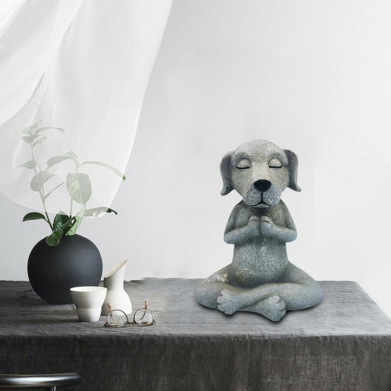 Resin Craft Buddha Meditation Frog Dog Cat Statue Animal Art Yoga Figurine Garden Outdoor Sculpture Ornaments Birthday Gifts