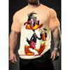 Men's Jesus pattern 3D printed round-neck T-shirt soft and breatha casual street  outdoor sport quick-drying short-sleeved shirt