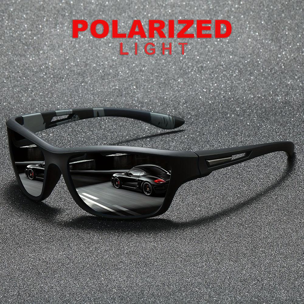 Classic Wrap Around Sunglasses for Men Women UV Protection Outdoor Sports Fishing Driving Travel
