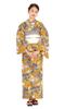 NISHIORI Easy To Perfect for Summer Festivals and Fireworks Trendy Japanese Modern Stays Put One Size Fits Women's Two-Piece Yukata, Separate, Wear,