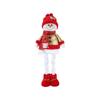 New Christmas Doll 50CM Telescopic Leg Elderly Snowman Elk Home Decoration Christmas Gift
