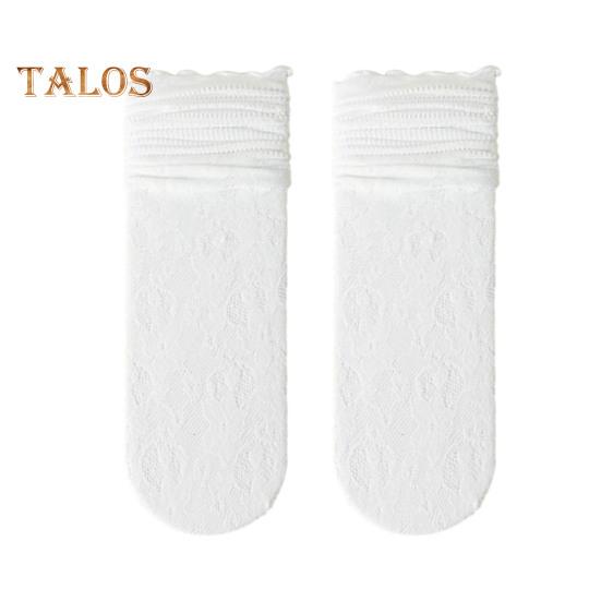 

Женские носки с оборками, повседневные сетчатые кружевные носки, летние ультратонкие носки до щиколотки с оборками, мягкие дышащие вязаные носки белый